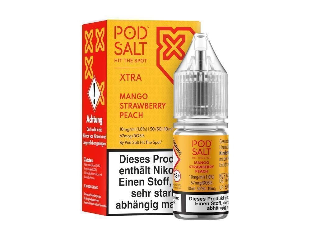 Pod Salt X - Mango Strawberry Peach - Nikotinsalz Liquid