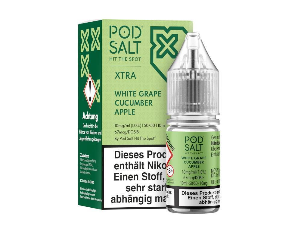 Pod Salt X - White Grape Cucumber Apple - Nikotinsalz Liquid