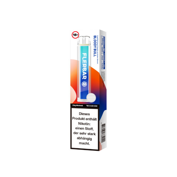 Flerbar M Einweg E-Zigarette - Bloody Bull - 20 mg/ml (1er Packung)