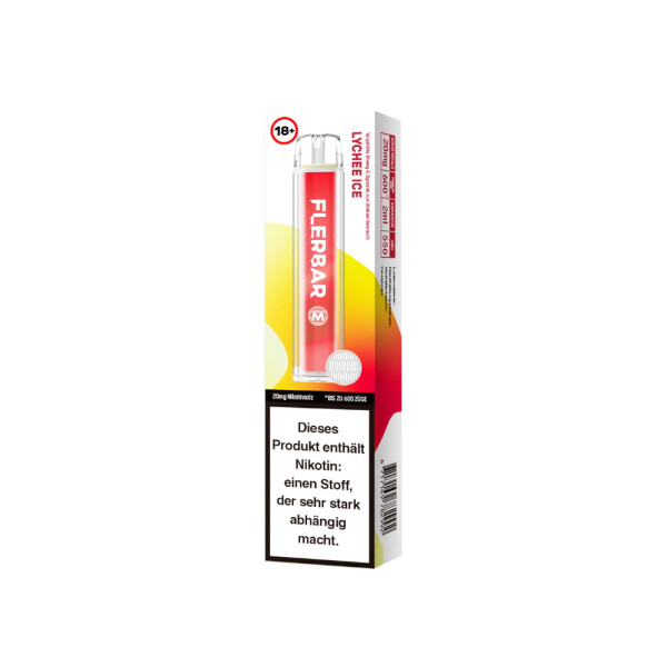 Flerbar M Einweg E-Zigarette - Lychee Ice - 20 mg/ml (1er Packung)