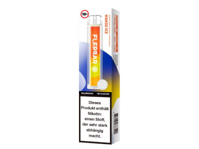 Flerbar M Einweg E-Zigarette - Mango Ice - 20 mg/ml (10er...