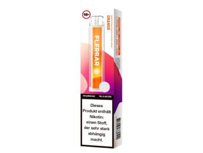 Flerbar M Einweg E-Zigarette - Orange - 20 mg/ml (1er...