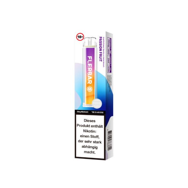 Flerbar M Einweg E-Zigarette - Passion Fruit - 20 mg/ml (1er Packung)