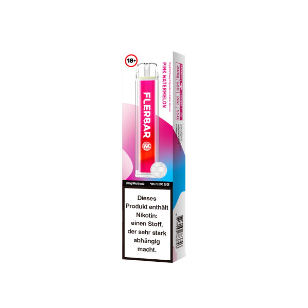 Flerbar M Einweg E-Zigarette - Pink Watermelon - 20 mg/ml (1er Packung)