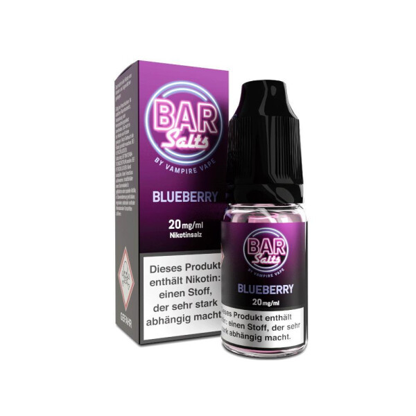 Vampire Vape - Bar Salts - Blueberry - Nikotinsalz Liquid - 20 mg/ml (1er Packung)