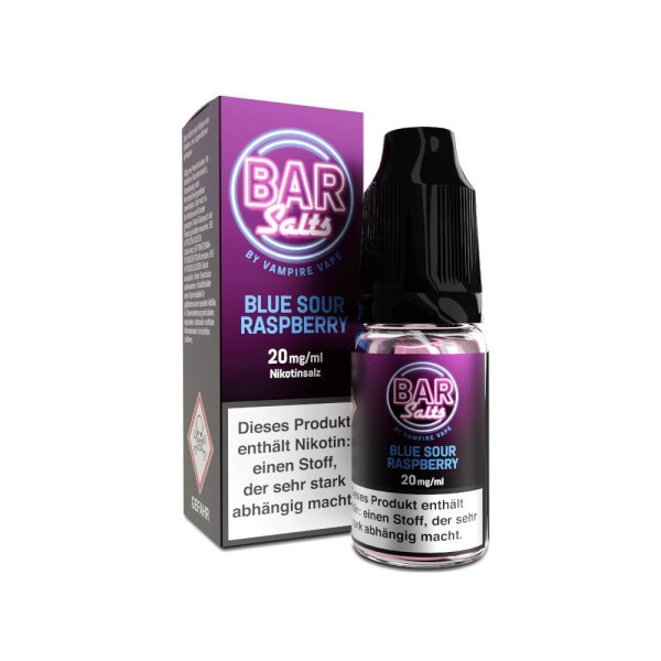 Vampire Vape - Bar Salts - Blue Sour Raspberry - Nikotinsalz Liquid - 20 mg/ml (1er Packung)