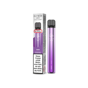 Elfbar 600 V2 Einweg E-Zigarette - Grape - 20 mg/ml (1er...