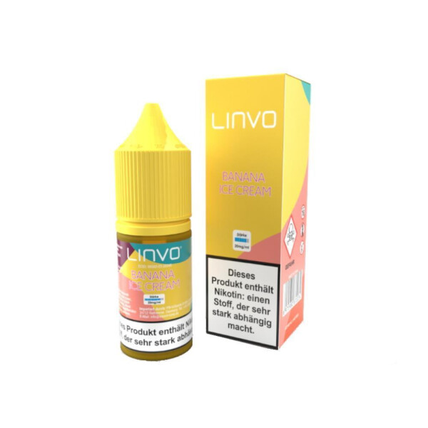 Linvo - Banana Ice Cream - Nikotinsalz Liquid - 20 mg/ml (1er Packung)