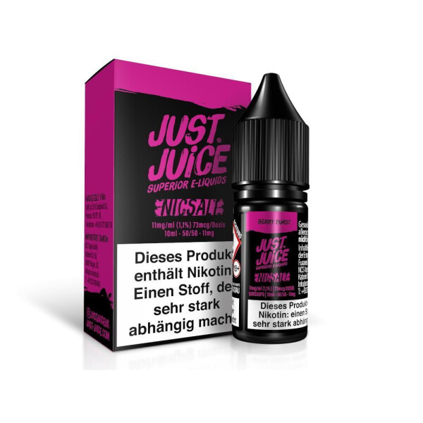 Just Juice - Berry Burst - Nikotinsalz Liquid 11 mg/ml (1er Packung)