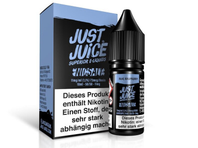 Just Juice - Blue Raspberry - Nikotinsalz Liquid 11 mg/ml...