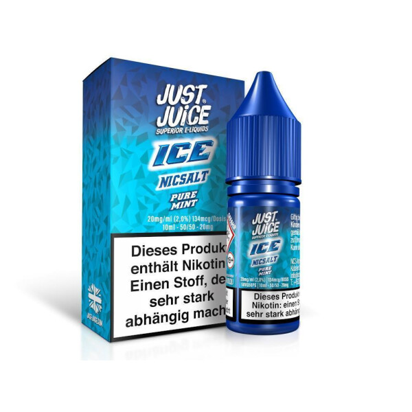 Just Juice - Pure Mint Ice - Nikotinsalz Liquid 20 mg/ml (1er Packung)