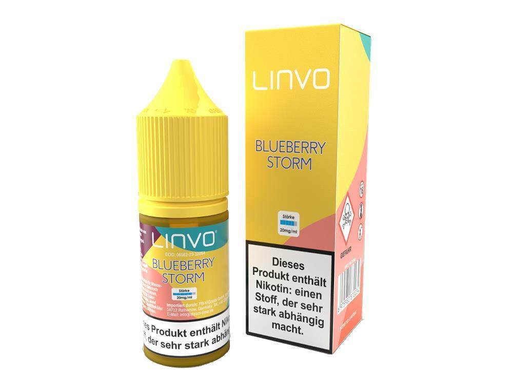 Linvo - Blueberry Storm - Nikotinsalz Liquid