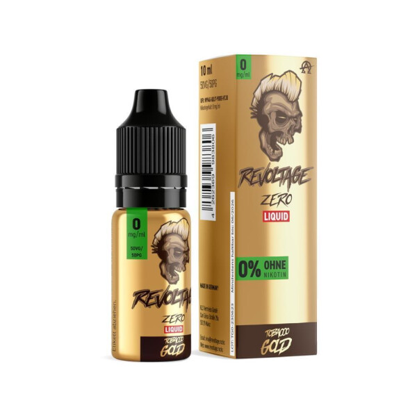 Revoltage - Tobacco Gold - Hybrid Nikotinsalz Liquid 0 mg/ml (1er Packung)