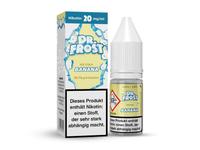 Dr. Frost - Ice Cold - Banana - Nikotinsalz Liquid - 20...