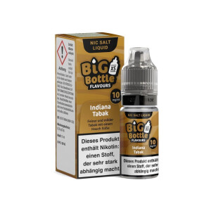Big Bottle - Indiana Tabak - Nikotinsalz Liquid - 10 mg/ml
