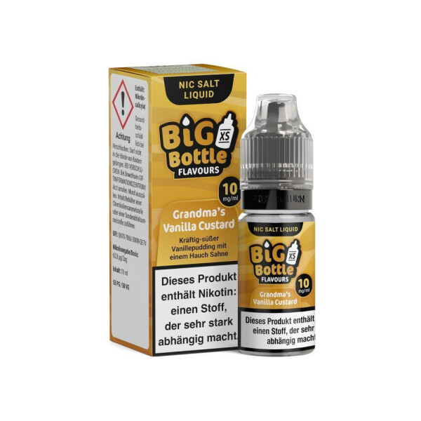 Big Bottle - Grandmas Vanilla Custard - Nikotinsalz Liquid - 10 mg/ml