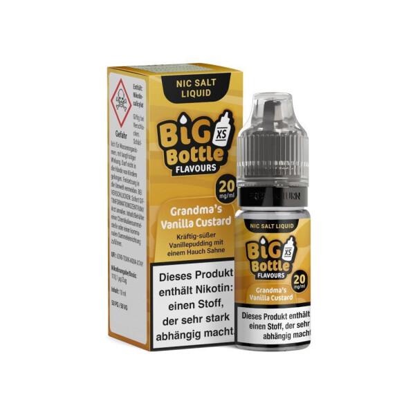 Big Bottle - Grandmas Vanilla Custard - Nikotinsalz Liquid - 20 mg/ml