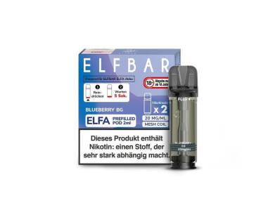 Elfbar Elfa Pod - Blueberry BG - 20 mg/ml (2 Stück)