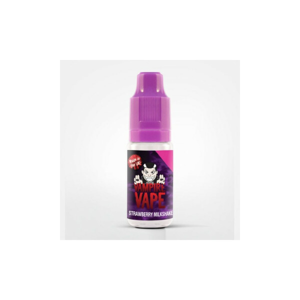 Vampire Vape Liquid - Strawberry Milkshake - 0 mg/ml (1er Packung)
