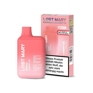 Lost Mary BM600 - Einweg E-Zigarette - Cherry Ice - 20...