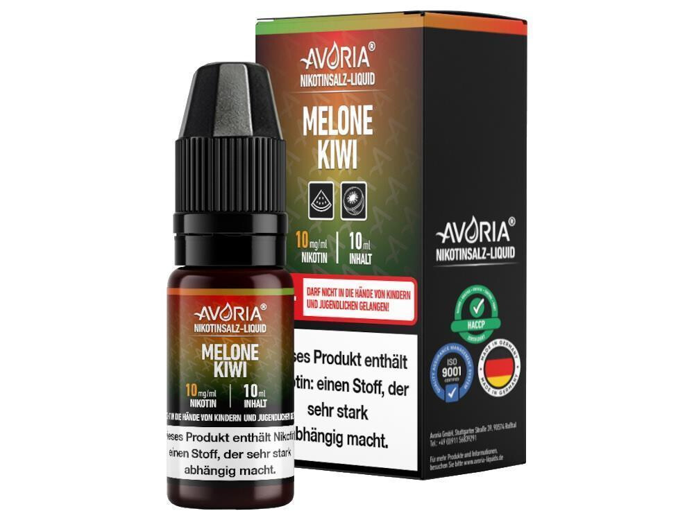 Avoria - Melone-Kiwi - Nikotinsalz Liquid