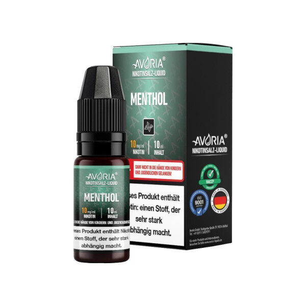 Avoria - Menthol - Nikotinsalz Liquid - 20 mg/ml (1er Packung)
