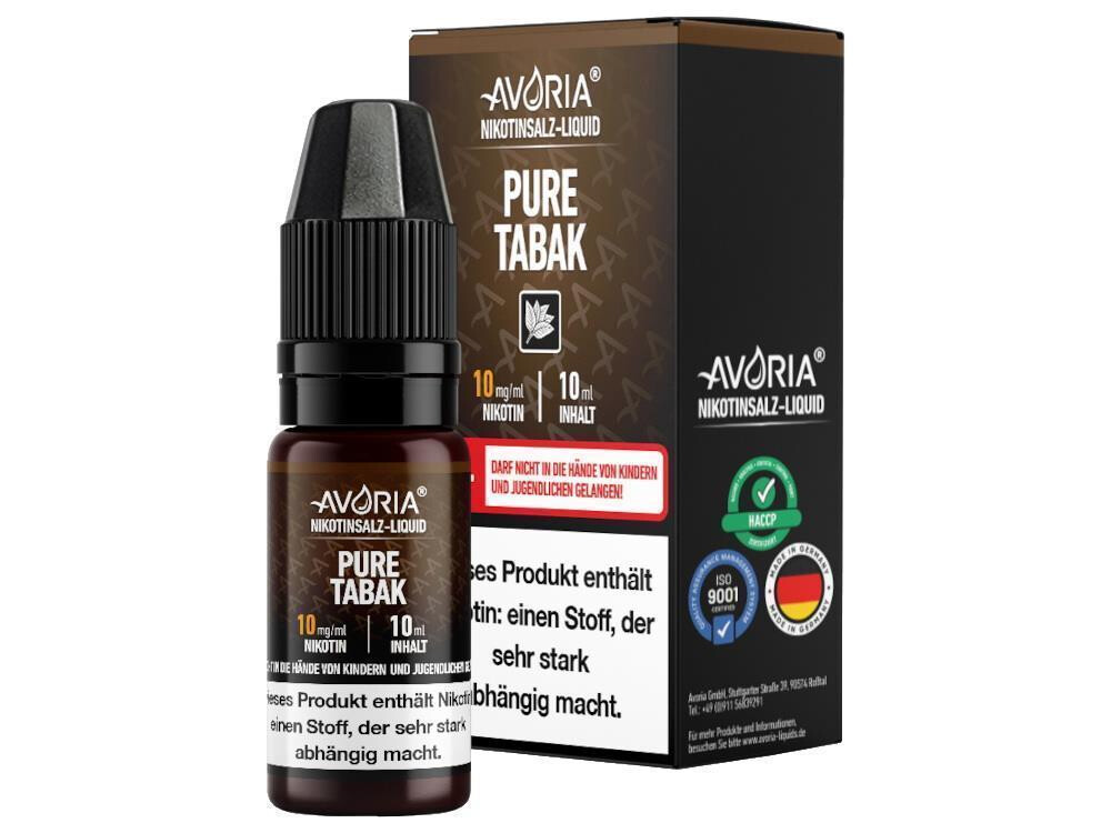 Avoria - Pure Tabak - Nikotinsalz Liquid