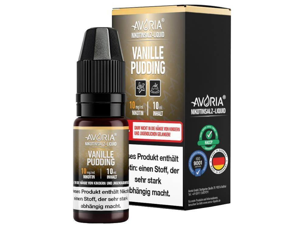 Avoria - Vanillepudding - Nikotinsalz Liquid