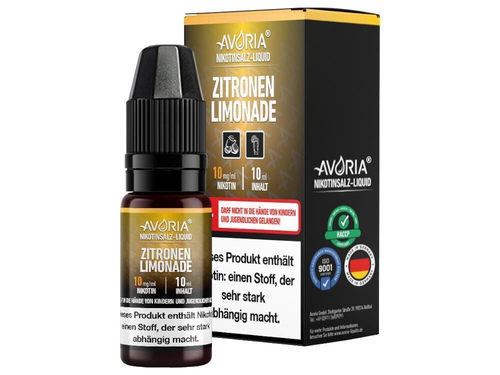 Avoria - Zitronen-Limonade - Nikotinsalz Liquid