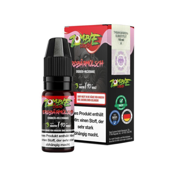 Zombie - Erdbärmülsch - E-Zigaretten Liquid - 12 mg/ml (1er Packung)