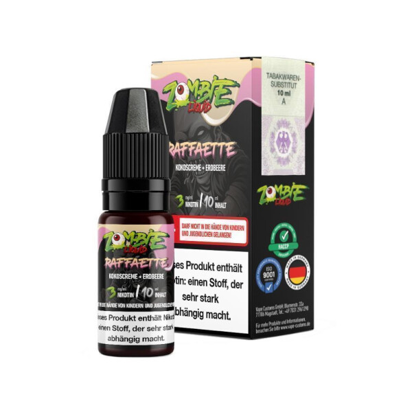 Zombie - Raffaette - E-Zigaretten Liquid - 0 mg/ml (1er Packung)