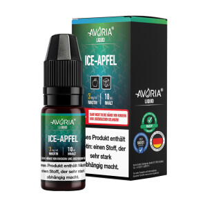 Avoria - Ice Apfel - E-Zigaretten Liquid - 1er Packung (0...