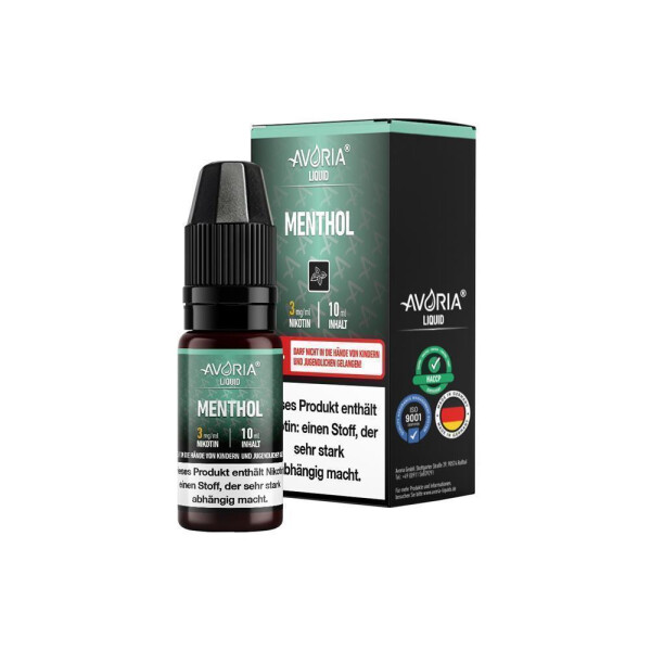 Avoria - Menthol - E-Zigaretten Liquid - 1er Packung (12 mg/ml)