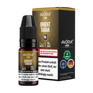 Avoria - Orient Tabak - E-Zigaretten Liquid - 1er Packung...