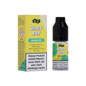 Wavy Bay - Banana Ice - Nikotinsalz Liquid