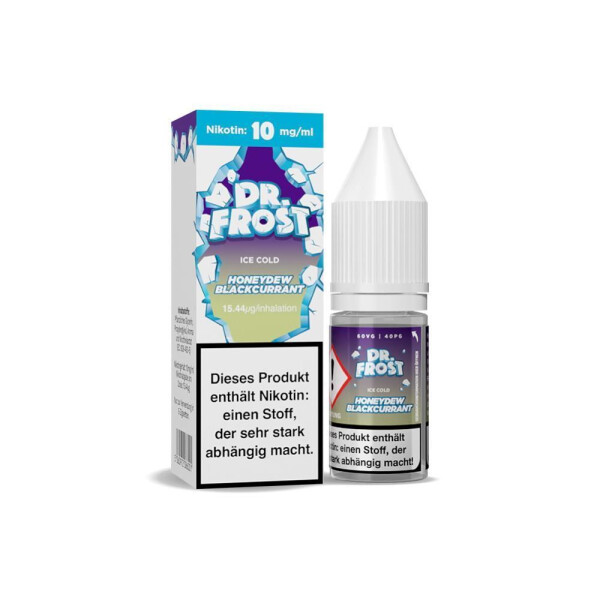 Dr. Frost - Ice Cold - Honeydew Blackcurrant - Nikotinsalz Liquid - 10 mg/ml (1er Packung)