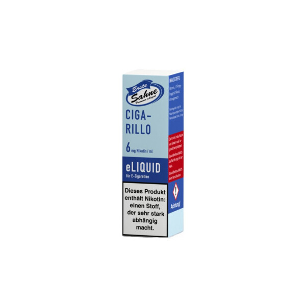 Erste Sahne Liquid - Cigarillo - 6 mg/ml (1er Packung)