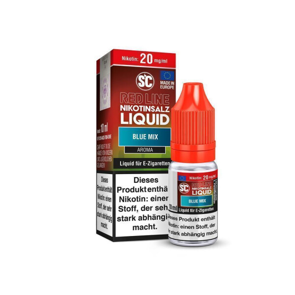 SC - Red Line - Blue Mix - Nikotinsalz Liquid - 20 mg/ml (1er Packung)