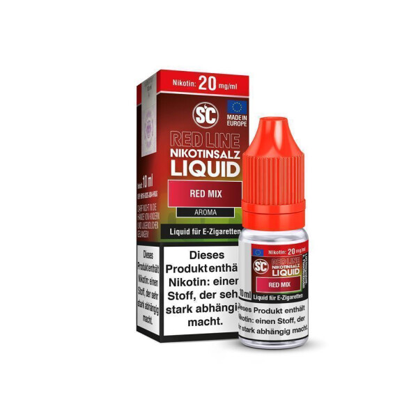 SC - Red Line - Red Mix - Nikotinsalz Liquid - 20 mg/ml (1er Packung)