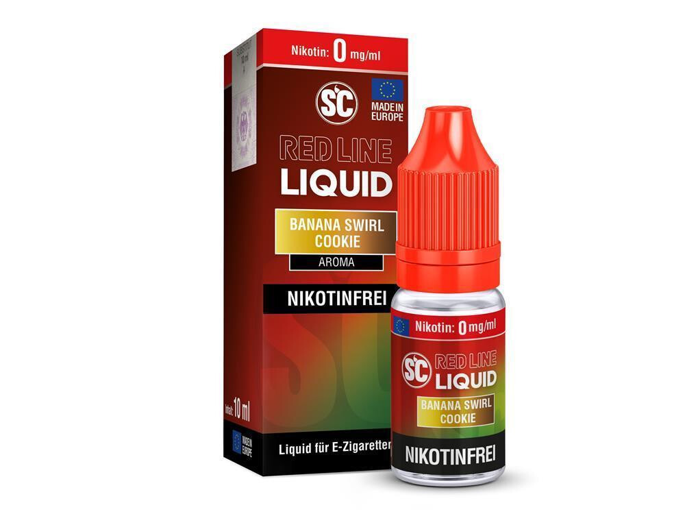 SC - Red Line - Banana Swirl Cookie - Nikotinsalz Liquid