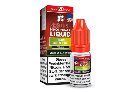 SC - Red Line - Lemon Cheesecake - Nikotinsalz Liquid -...