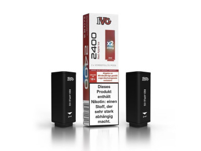 IVG 2400 Pod - Red Apple Ice (2 Stück pro Packung)