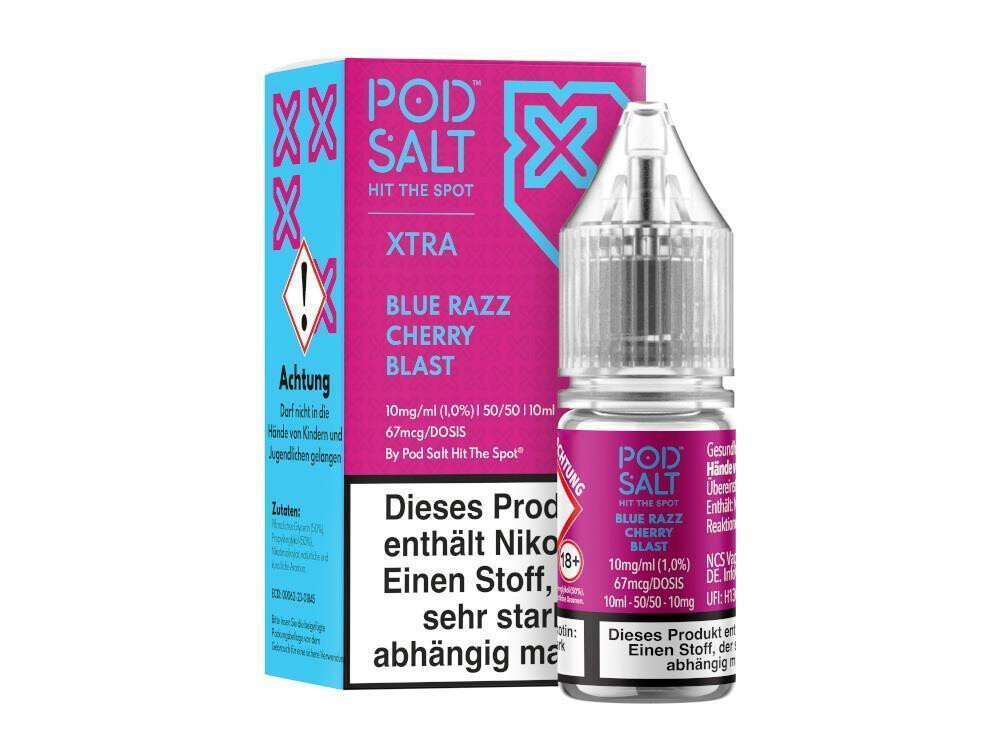 Pod Salt X - Blue Razz Cherry Blast - Nikotinsalz Liquid