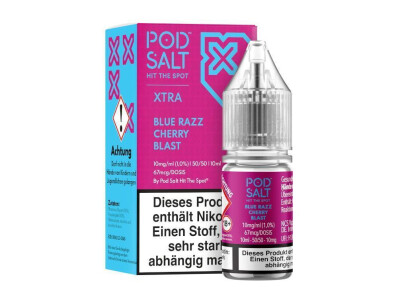 Pod Salt X - Blue Razz Cherry Blast - Ni box