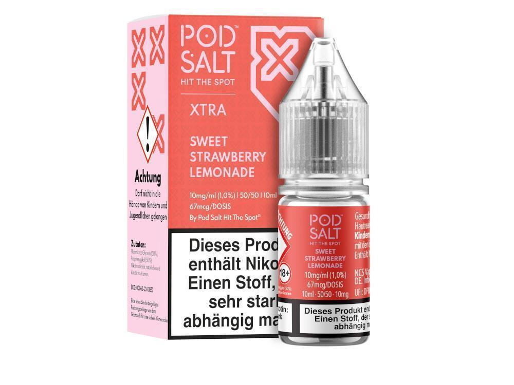 Pod Salt X - Sweet Strawberry Lemonade - Nikotinsalz Liquid