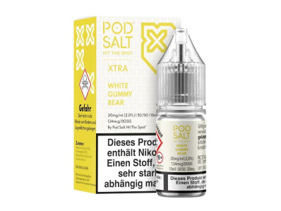 Pod Salt X - White Gummy Bear - Nikotinsalz Liquid - 20...