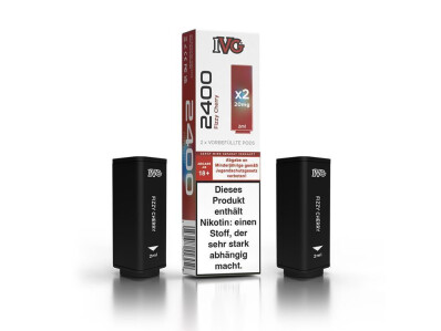 IVG 2400 Pod - Fizzy Cherry (2 Stück pro Packung) -...