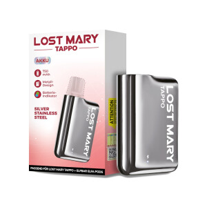 Lost Mary Tappo Akku 750 mAh silber (1er Packung)