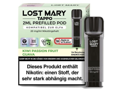 Lost Mary Tappo Pod - Kiwi Passion Fruit Guava - 20 mg/ml...