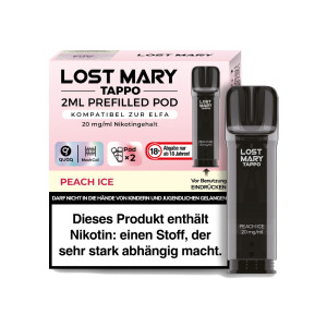 Lost Mary Tappo Pod - Peach Ice - 20 mg/ml (2 Stück...